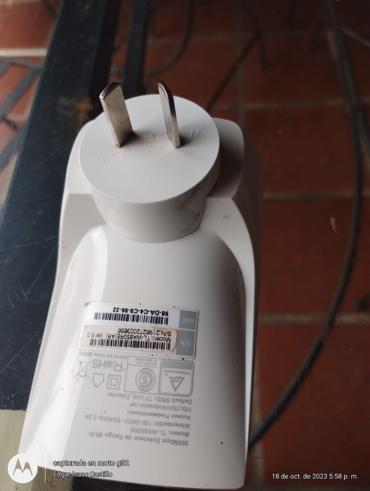 Vendo Amplificador Wifi Inalámbrico TPLink Usado-Oferta $ 41.999. - Image 5